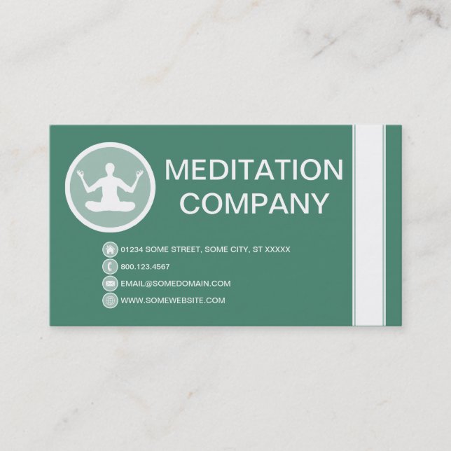 MEDITUNGSBubum Visitenkarte (Vorderseite)