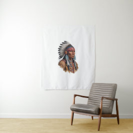 Medium (50" x 60") Tapestry - Indianer Wandteppich
