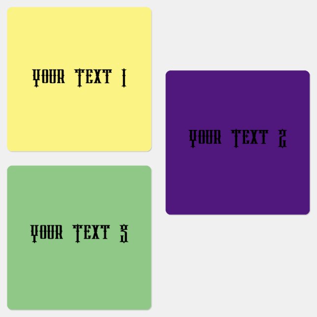 Medium Circle Waterproof Label Etiketten (Gruppe)