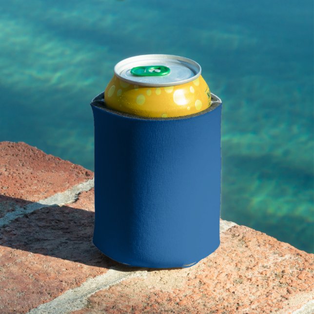 Medium Electric Blue Solid Color Dosenkühler (In Situ Pool)