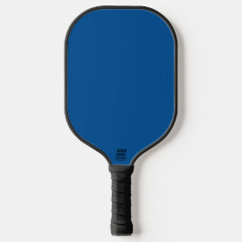 Medium Electric Blue Solid Color Pickleball Schläger