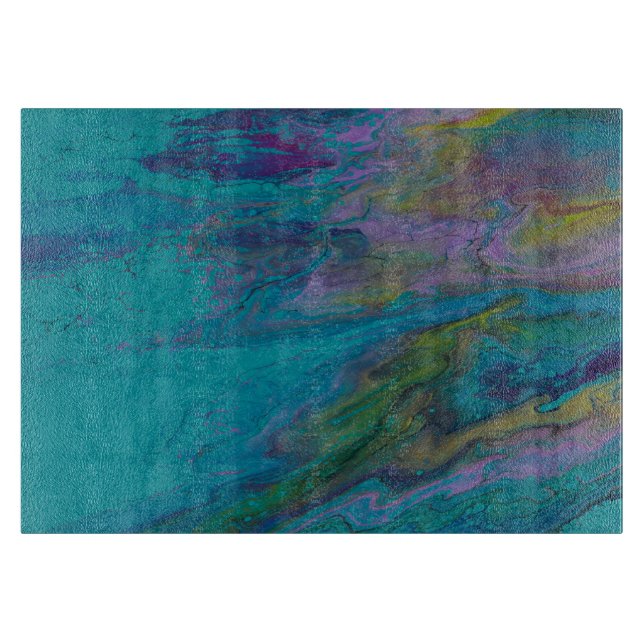 Medium Glas Cutting Board Schneidebrett (Vorderseite)