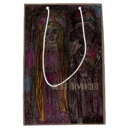 Medium, mittlere Geschenk-Matttasche "GERADE Geschenktüte