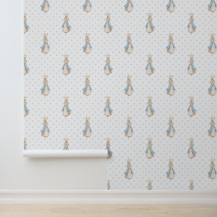 Medium Peter der Rabbit Beatrix Potter Polka Dot Tapete