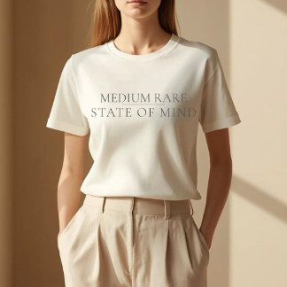 Medium Rare State of Mind Steakliebhaber Fleischli Tri-Blend Shirt