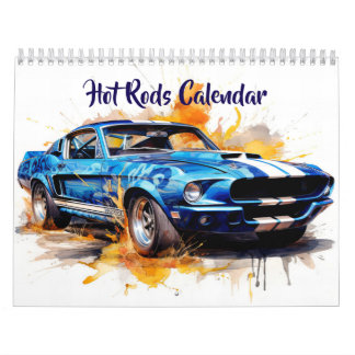 Medium Size Hot Rods Calendar Kalender