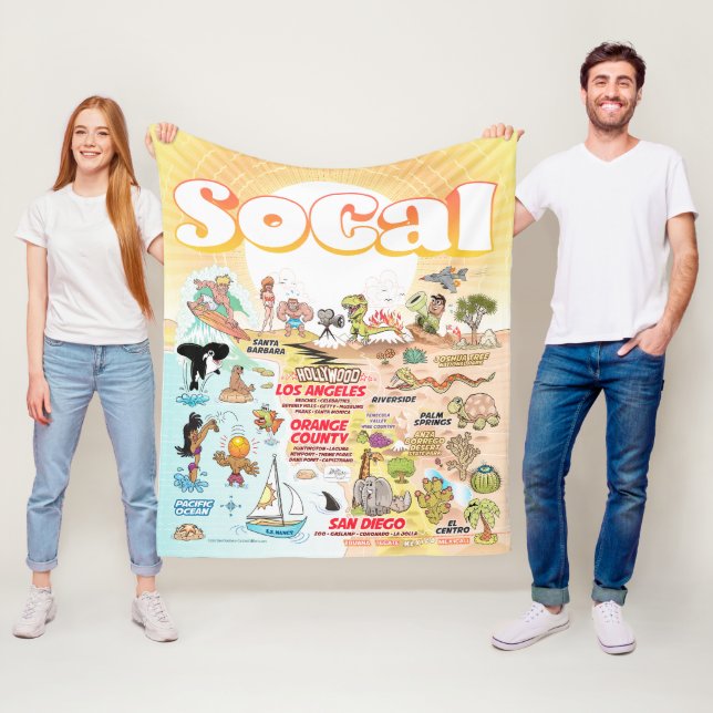Medium SoCal Fleece Blanket (Beispiel)