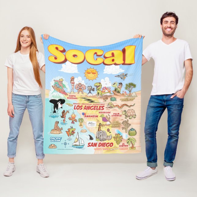 Medium SoCal Fleece Blanket (Beispiel)