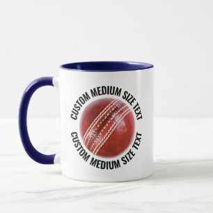Medium Text MARINEBLAU Combo 11oz Custom Cricket Tasse