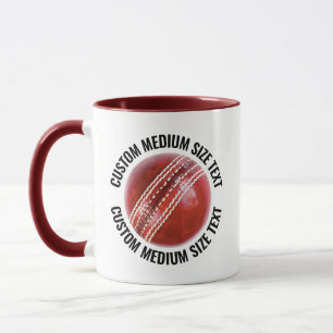 Medium Text MAROON Combo 11oz Kundenspezifisches C Tasse