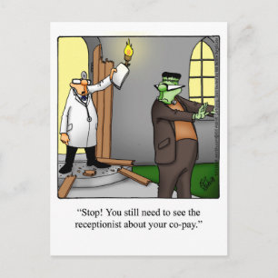 Medizin-/Arzt Humor Postkarte