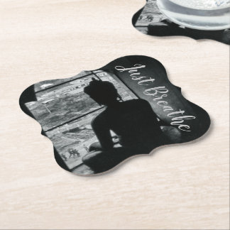 Medizin einfach nur atmen Yoga Untersetzer