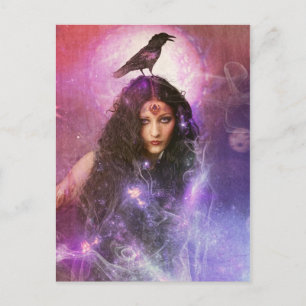 Medizin Frau Postkarte