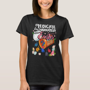Medizin für Glück an Ostern Katzenrudel H T-Shirt