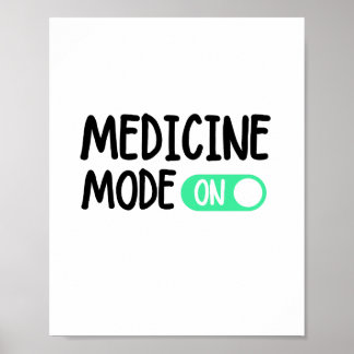 Medizin im T - Shirt Poster