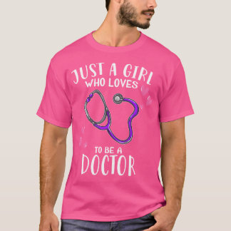 Medizin Lover nur ein Mädchen, das Lieben zu sein T-Shirt
