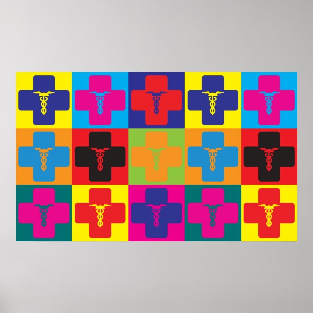 Medizin Pop Kunst Poster (Vorne)