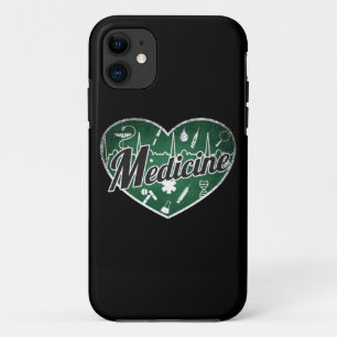 Medizin Retro Heart Blackboard Liebe Case-Mate iPhone Hülle