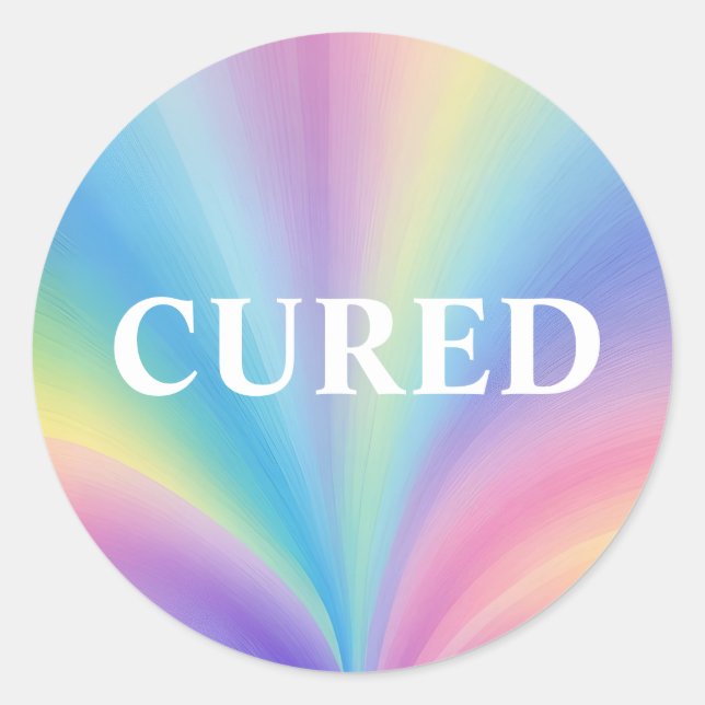 MEDIZIN RUNDER AUFKLEBER (Vorderseite)