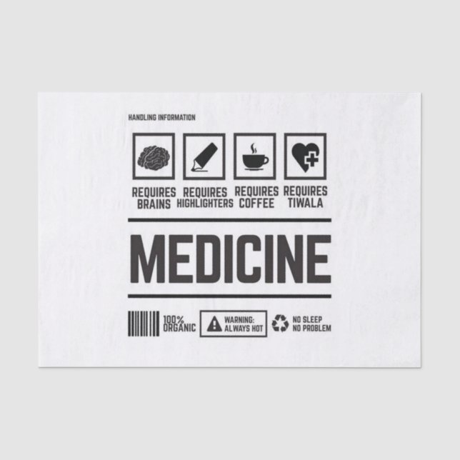Medizin Seidenpapier (Vorderseite)