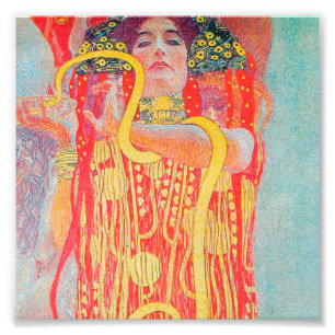 Medizin von Gustav Klimt,art nouveau,vintage,deco Fotodruck
