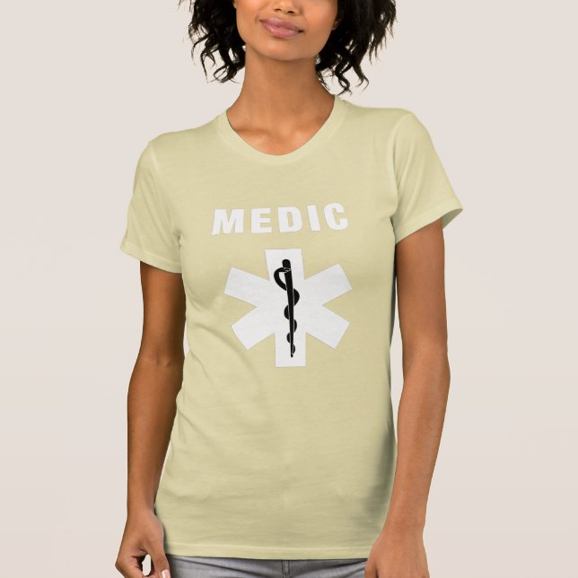 Mediziner-Stern des Lebens T-Shirt (Vorderseite)