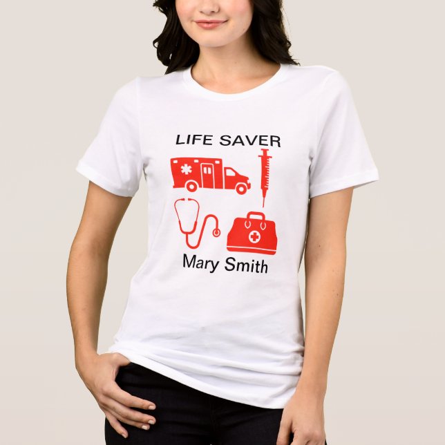 Mediziner Tri-Blend Shirt (Vorderseite)