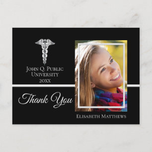 medizinisch   Pflege Abschluss Name Foto Vielen Da Postkarte