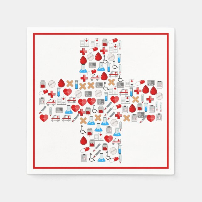 medizinisch serviette (Vorderseite)