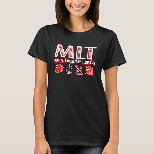 Medizinisch-technischer Assistent liebt Wissenscha T-Shirt (Vorderseite)