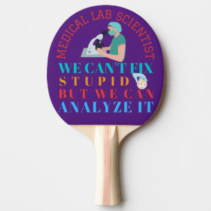 MEDIZINISCH-TECHNISCHER LABORATORIUMSWISSENSCHAFTL TISCHTENNIS SCHLÄGER