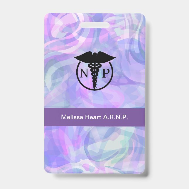 Medizinische Abzeichen für moderne Krankenpfleger Ausweis (Vorderseite)