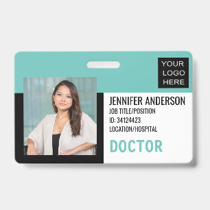 Medizinische Armbanduhr mit Logo für den Krankenha Ausweis