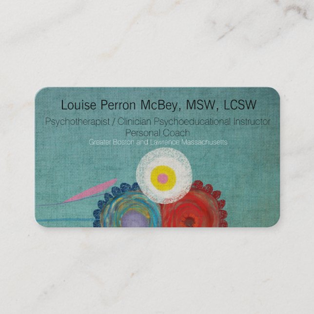 Medizinische Ärzteklinik Krankenpflegerin Visitenkarte (Vorderseite)