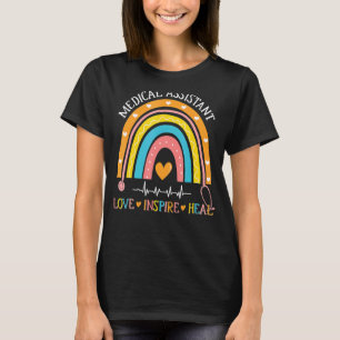 Medizinische Assistant Rainbow Liebe Inspiriert Nu T-Shirt