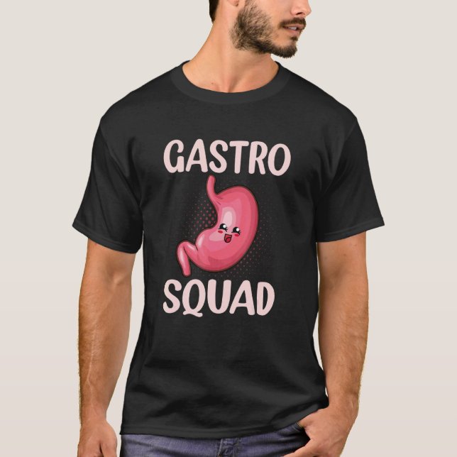 Medizinische Assistentin Gastroenterologie Gastro  T-Shirt (Vorderseite)