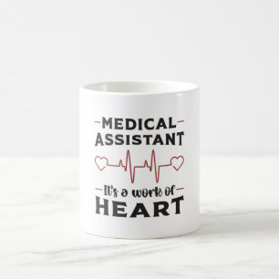 Medizinische Assistentin Herzmedizin Funny Kaffeetasse