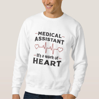 Medizinische Assistentin Herzmedizin Funny Sweatshirt
