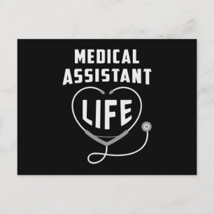 Medizinische Assistentin Life Doctor Medicine Nurs Postkarte