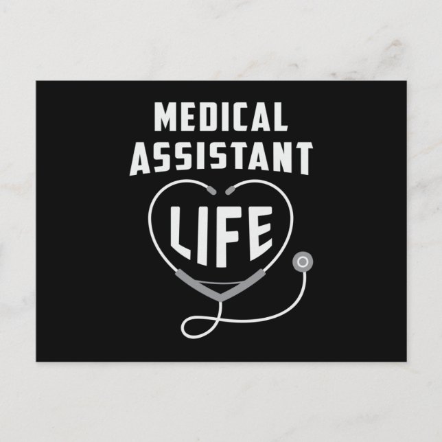 Medizinische Assistentin Life Doctor Medicine Nurs Postkarte (Vorderseite)