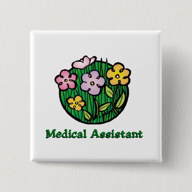 Medizinische Assistenzblüter 2 Button (Vorderseite)