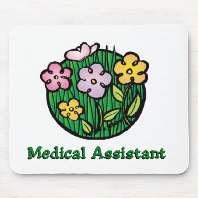 Medizinische Assistenzblüter 2 Mousepad (Vorne)