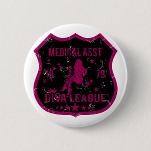 Medizinische Asst Diva-Liga Button