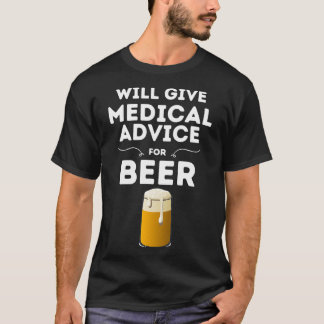 Medizinische Beratung für Bier Black 1 T-Shirt