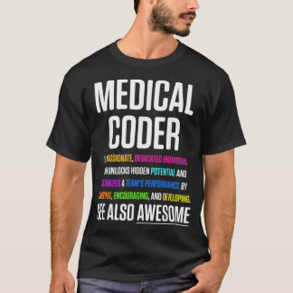Medizinische Coder Biller Codierung T-Shirt