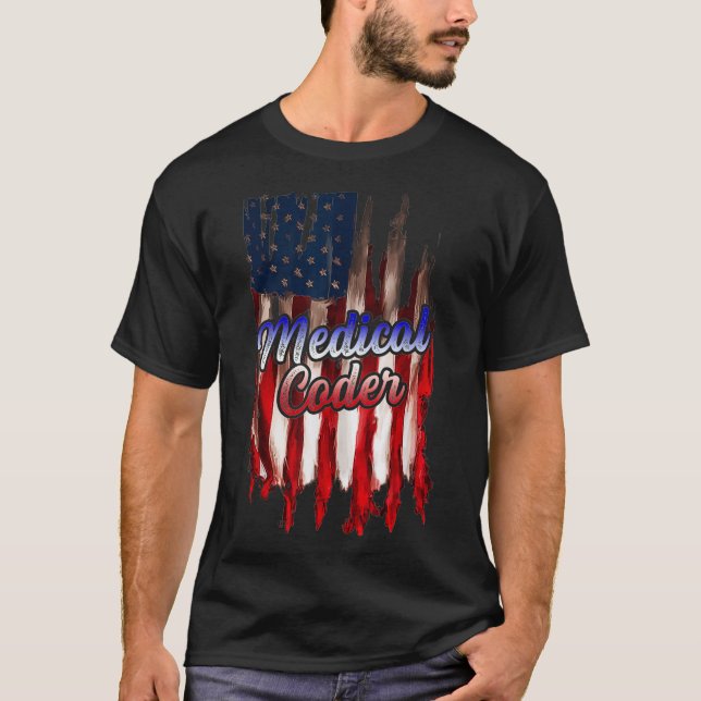 Medizinische Coder Biller-Kodierung _12 T-Shirt (Vorderseite)