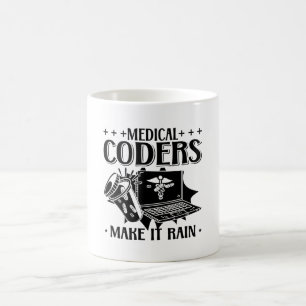 Medizinische Coder machen es zu einem gereizten me Kaffeetasse