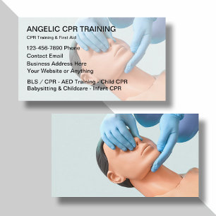 Medizinische CPR- und Erste-Hilfe-Ausbildung Visitenkarte