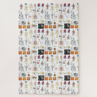 Medizinische Darstellung der Anatomie des Menschen Puzzle