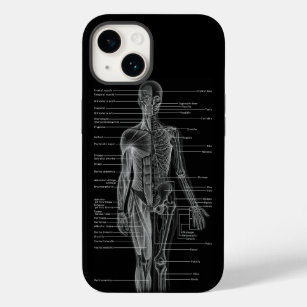 Medizinische Diagramme der Anatomie des Menschen Case-Mate iPhone 14 Hülle